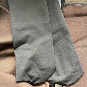 2 Pairs Fleece lined black brown leggings size L/XL